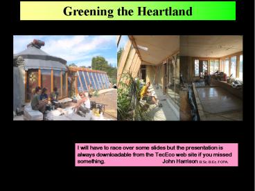 Greening the Heartland