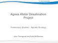 Agnes Water Desalination Project  Preliminary Studies  PowerPoint PPT Presentation