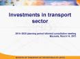 Investments in transport sector PowerPoint PPT Presentation