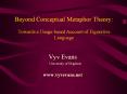 Beyond Conceptual Metaphor Theory:  Towards a Usage-based Account of Figurative Language PowerPoint PPT Presentation