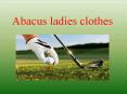 Abacus ladies clothes PowerPoint PPT Presentation