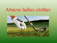 Abacus ladies clothes