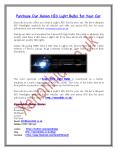 Purchase Our Xenon HID Light Bulbs for Your Car PowerPoint PPT Presentation