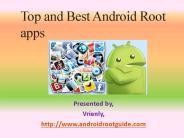 Top and Best Android Root Apps