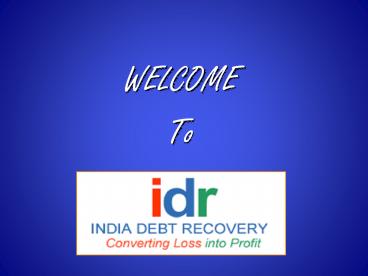 Debt Recovery Services in India