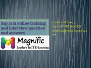 sap srm online training interview questions and answers