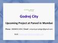 Godrej City - Panvel Mumbai 1-2-3 BHK Apartments - Godrej Properties New Project Price 8080921094