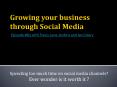 Growing Your Business Through Social Media PowerPoint PPT Presentation
