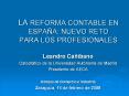 LA REFORMA CONTABLE EN ESPA PowerPoint PPT Presentation