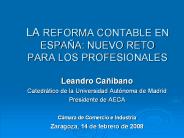 LA REFORMA CONTABLE EN ESPA