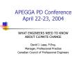 APEGGA PD Conference April 22-23, 2004 PowerPoint PPT Presentation