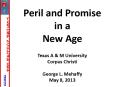 Peril and Promise PowerPoint PPT Presentation