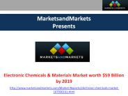 Electronic Chemicals & Materials Market Analysis 2019.