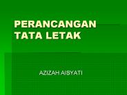 PERANCANGAN TATA LETAK