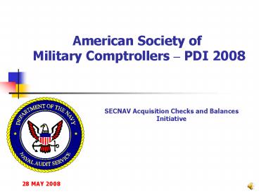 American Society of Military Comptrollers 