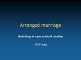 Arranged marriage PowerPoint PPT Presentation