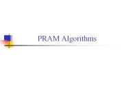PRAM Algorithms