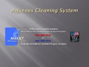 Aqueous Cleaning System