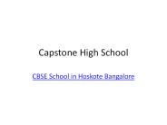 Capstone High School