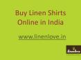 Linen Shirts Online India