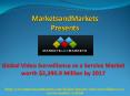 Video Surveillance as a Service Market by 2017 PowerPoint PPT Presentation