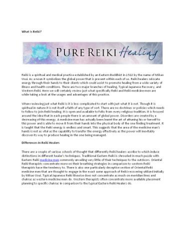 Reiki healing holistic healing