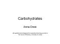 Carbohydrates PowerPoint PPT Presentation