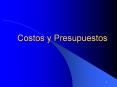 Costos y Presupuestos PowerPoint PPT Presentation