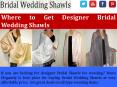 Where to Get Designer Bridal Wedding Shawls