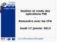Gestion et rendu des op PowerPoint PPT Presentation