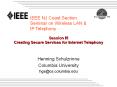 Session I5 Creating Secure Services for Internet Telephony PowerPoint PPT Presentation