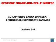 IL RAPPORTO BANCA IMPRESA: