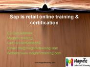 sap is retail online training by IT experts