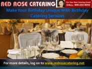 Birthday Catering Services