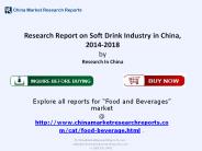 Chinese Soft Drink Industry 2014-2018