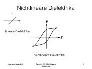 Nichtlineare Dielektrika