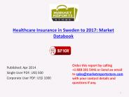 2017 Healthcare Insurance Industry in Sweden