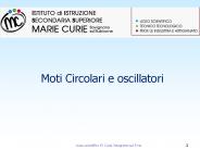 Moti Circolari e oscillatori