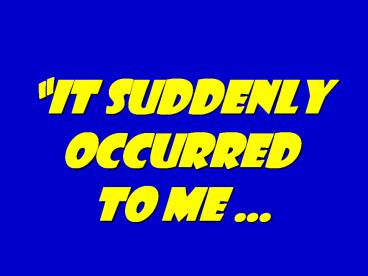 The Challenge:   To Create More Value in All Negotiations