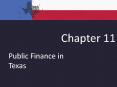 Public Finance in Texas PowerPoint PPT Presentation