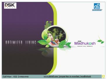 DSK Madhukosh, Residential Projects in Andheri East, Mumbai by DSK Developers