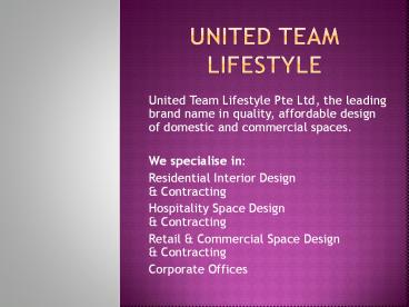 Commercial Interior Design and Renovation in Singapore