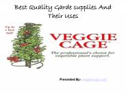 Importance of Proper Garden Supplies