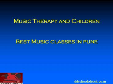 Music Classes in Pune