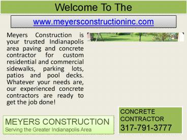 Foundation Repair Indianapolis- Stamped Concrete- Retaining Walls