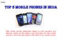Top Mobile Phone Brands in India (1) PowerPoint PPT Presentation