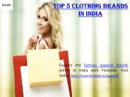 Top Clothing Brands in India