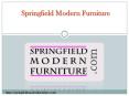 Modern furniture and its functionality