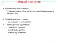 Mutual Exclusion PowerPoint PPT Presentation