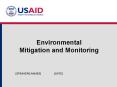 Environmental Mitigation and Monitoring PowerPoint PPT Presentation